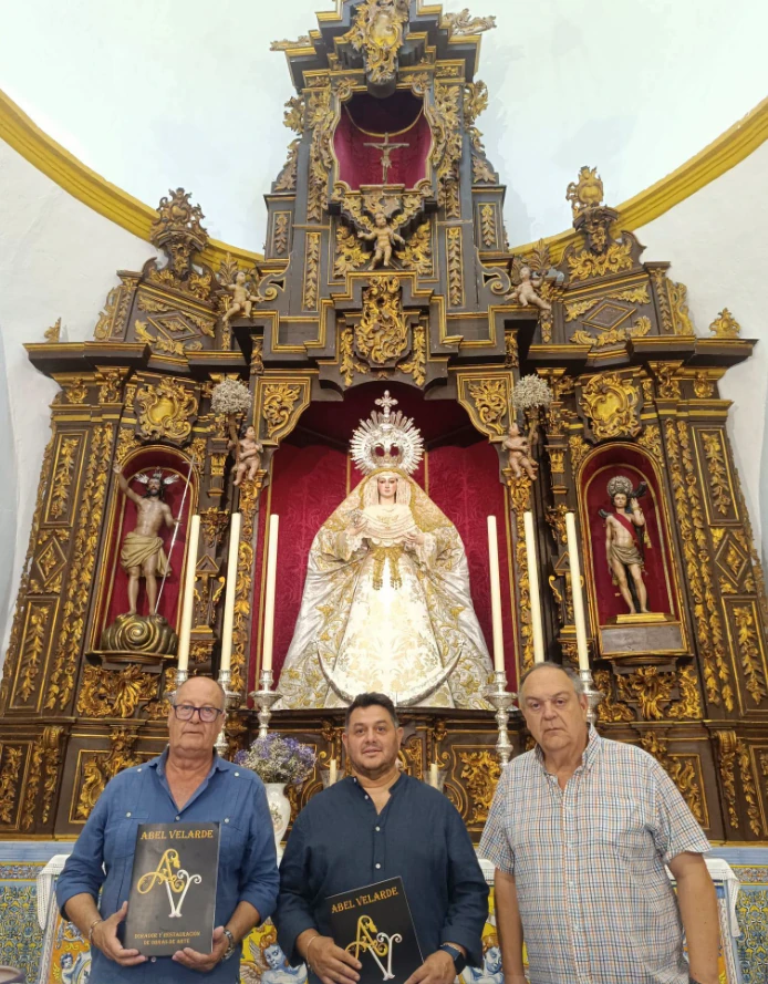 Abel Velarde inicia la restauración de un gran paso para la Hermandad de la Soledad Coronada de Gerena